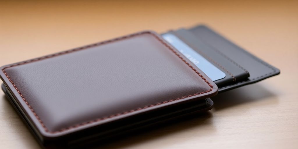iPhone 11 wallet case in premium brown leather.