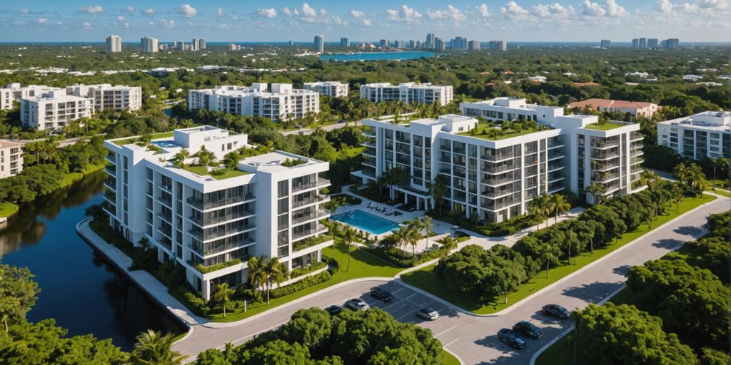 Luxurious Boca Raton condominiums with modern design