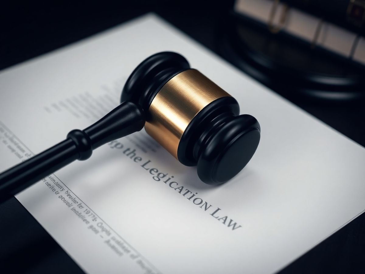 Ciocan de judecător pe documente legale.