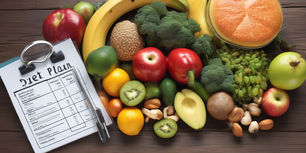 South African diet plan weight loss concept