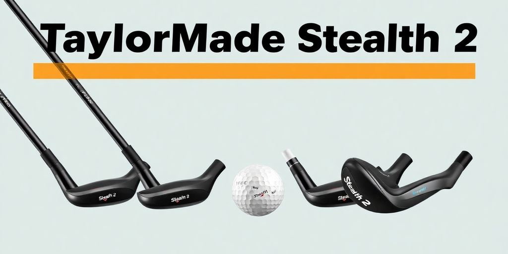 TaylorMade Stealth 2 golf club set for left-handed players.