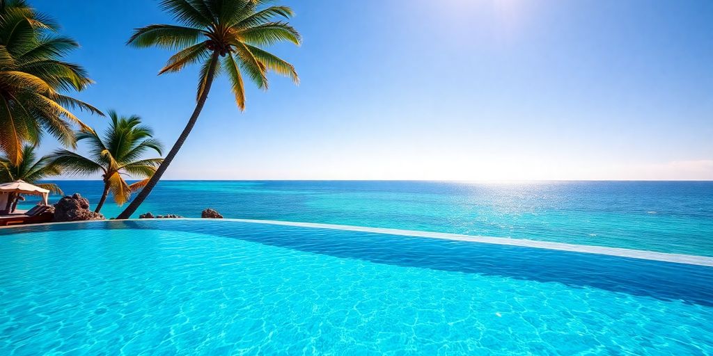 Breathless Cabo San Lucas Resort, infinity pool, ocean view.