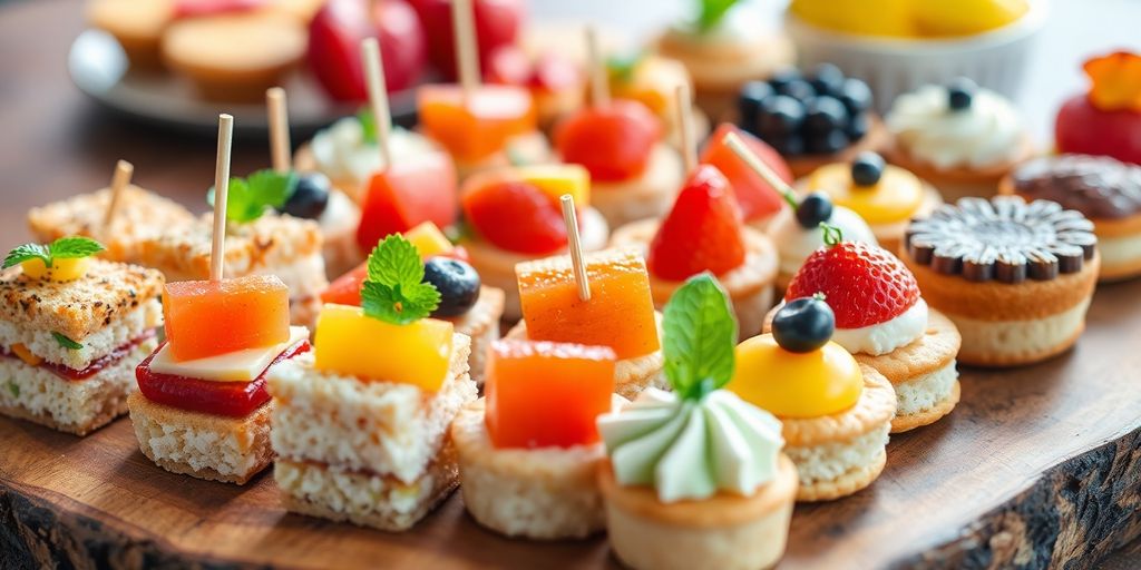 ของว่างจัดเบรคหลากหลายสีสัน