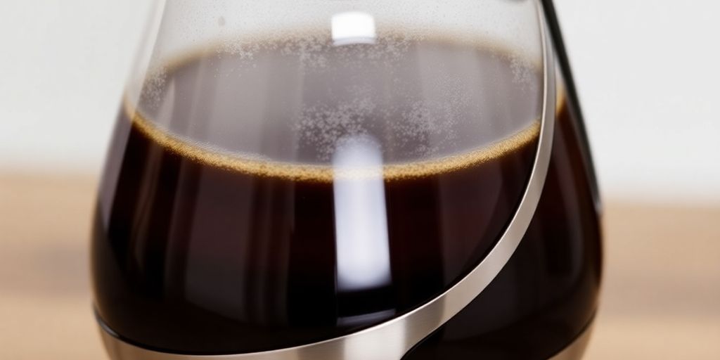 Bialetti Venus coffee maker with coffee.
