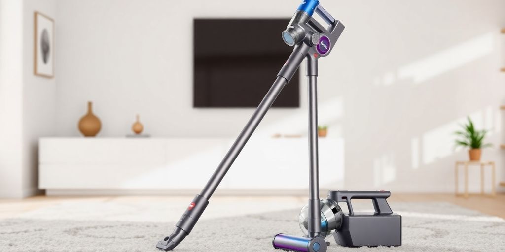 Dyson V7 Staubsauger in action