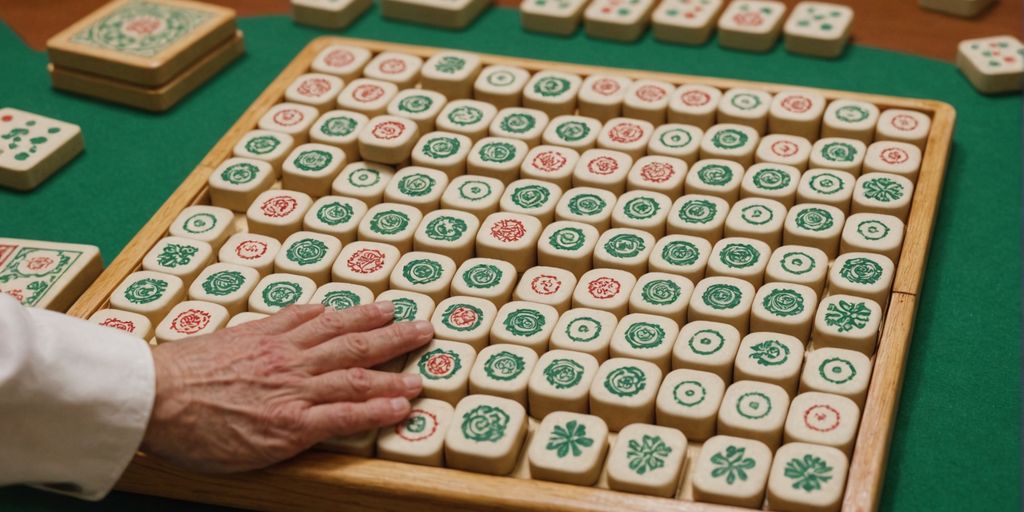 Mahjong 13 Tiles game in progress