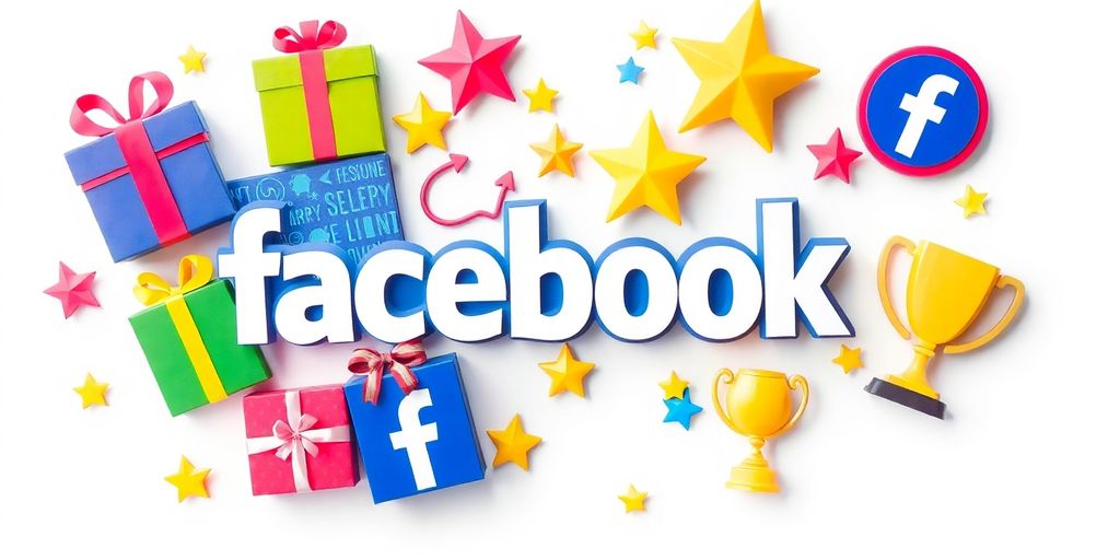 Facebook Contest Ideas. Facebook Contest Ideas. Vibrant Facebook contest icons and engaging visuals.