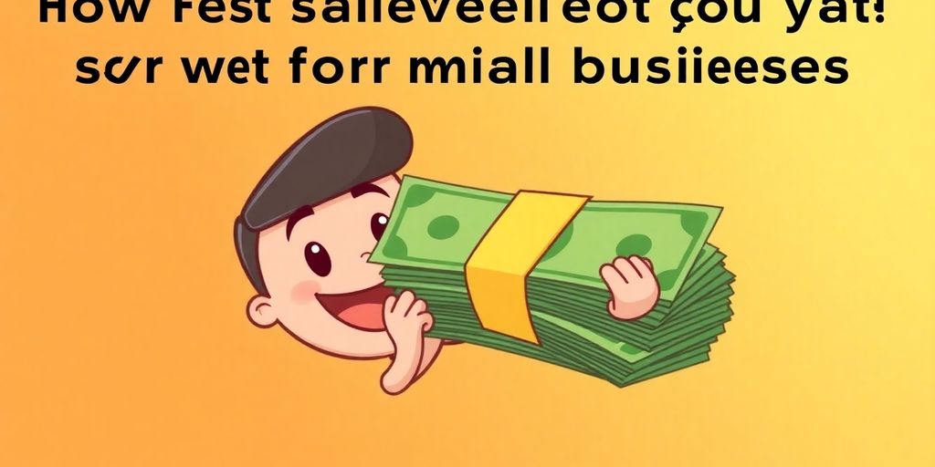 Cartoon hands holding a stack of coins.