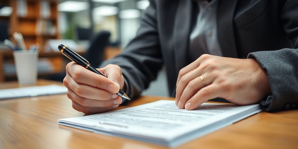 Person documenting a workplace injury with a notepad.