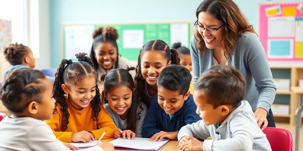 Schulbegleiter unterstützt Schüler im Unterricht.