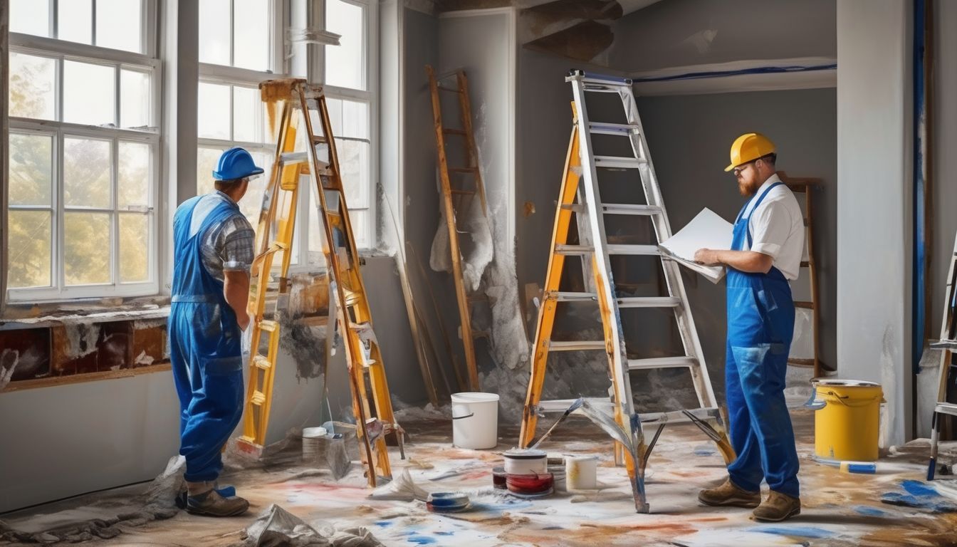 professional painters evaluating project