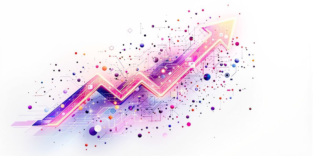 Website design growth and SEO strategy illustration