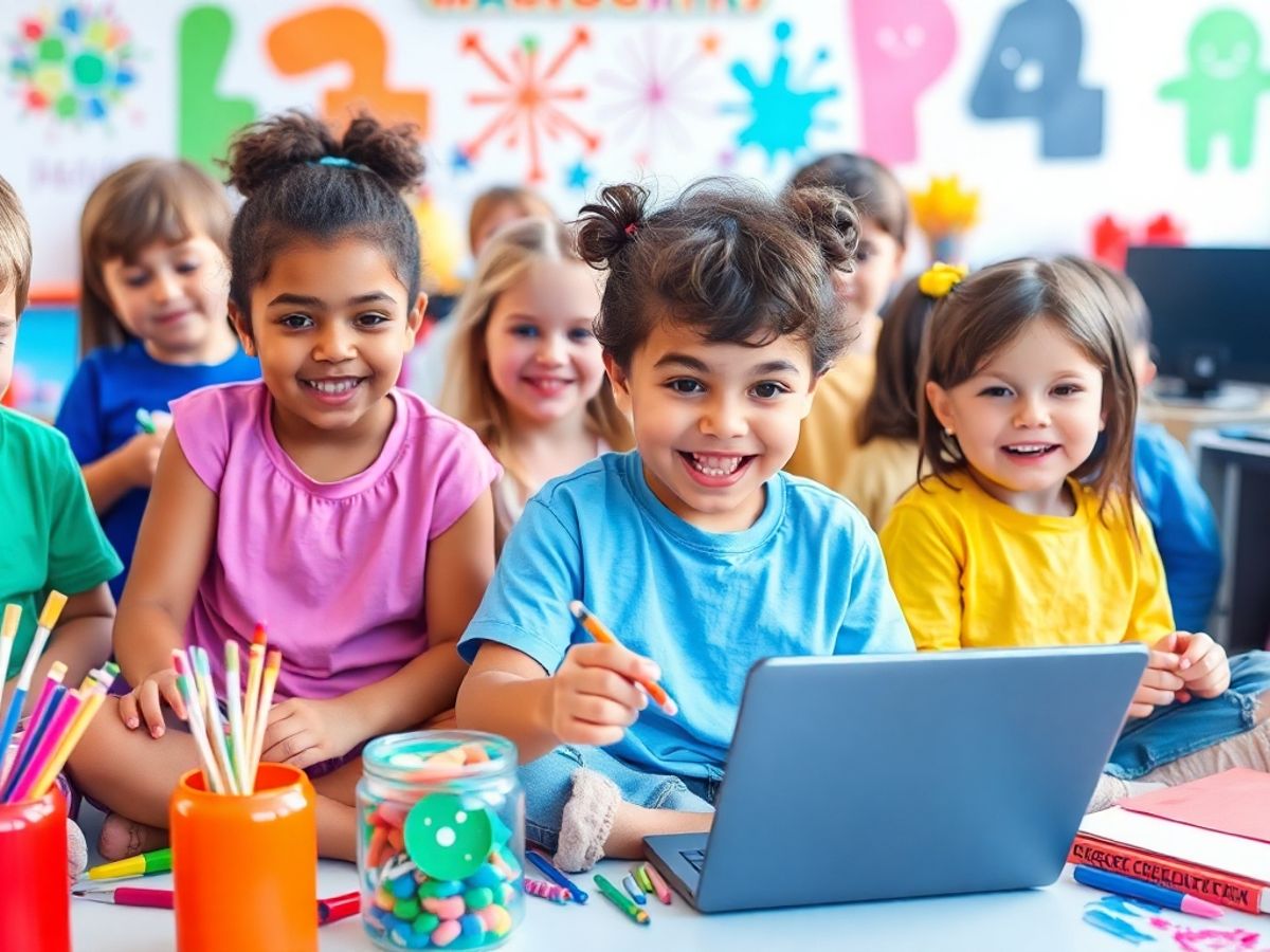 Copii creativi în acțiune cu activități media