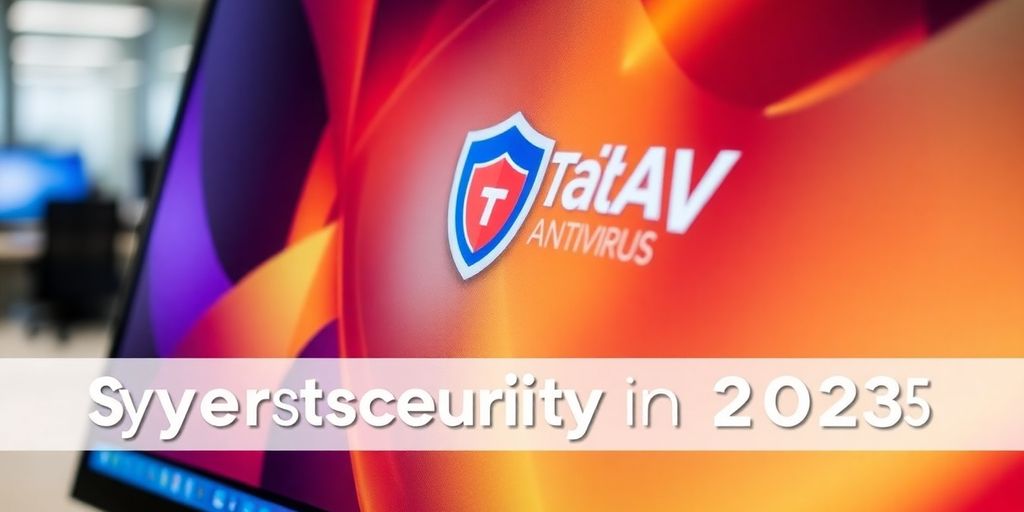 TotalAV Antivirus interface on a computer screen.