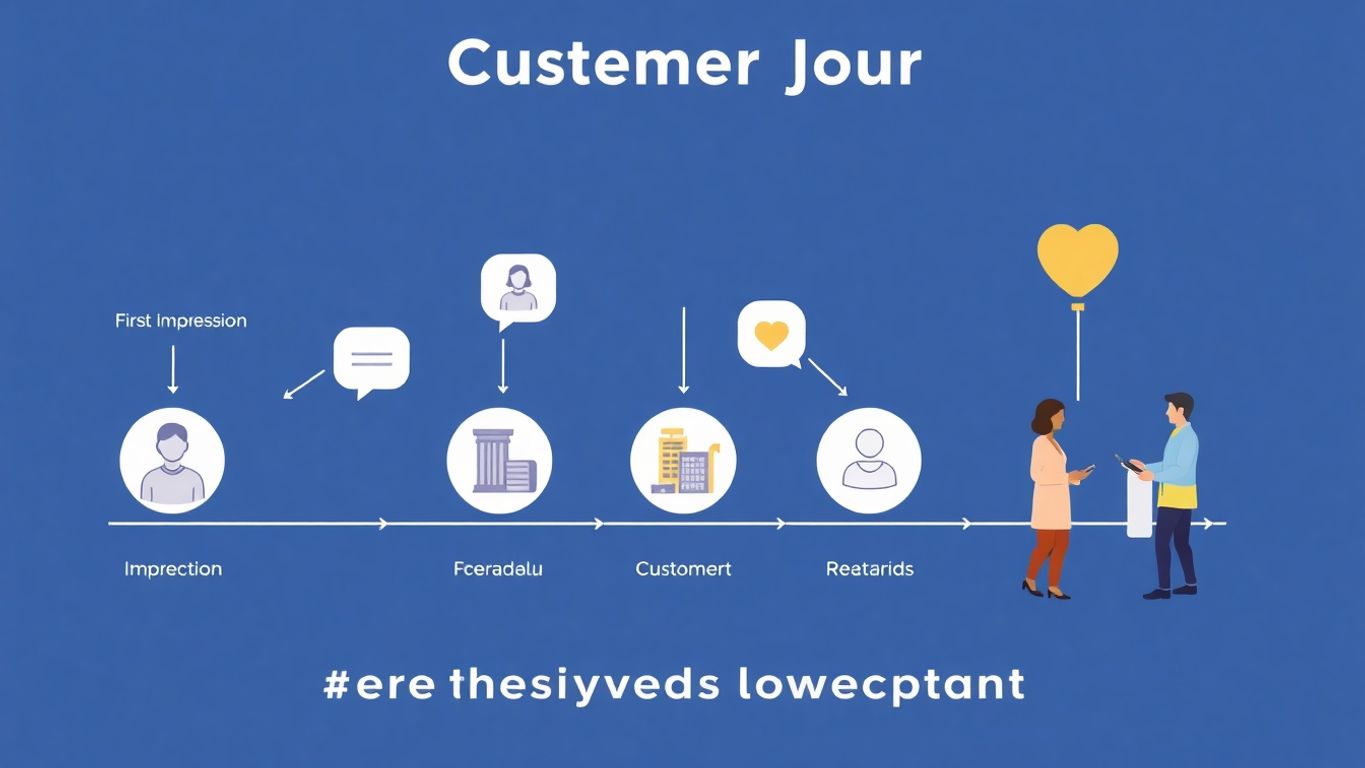 Illustrasjon av kundeopplevelse og lojalitetsprogram.