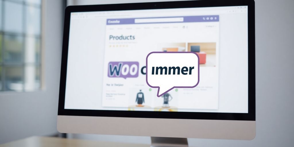 WooCommerce store with live chat icon.