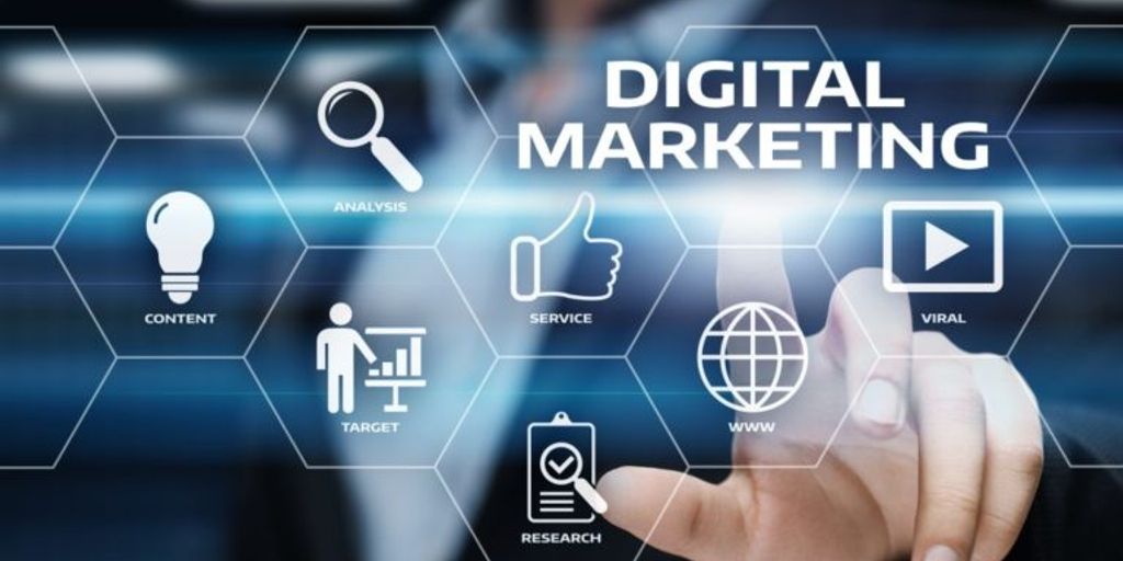 digital marketing strategy with content creation elements