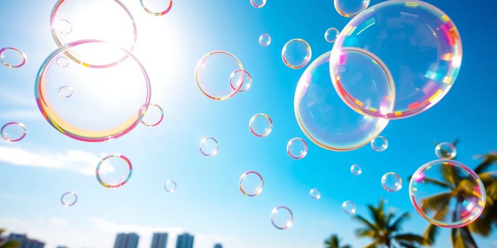 Bubbles floating over Phuket