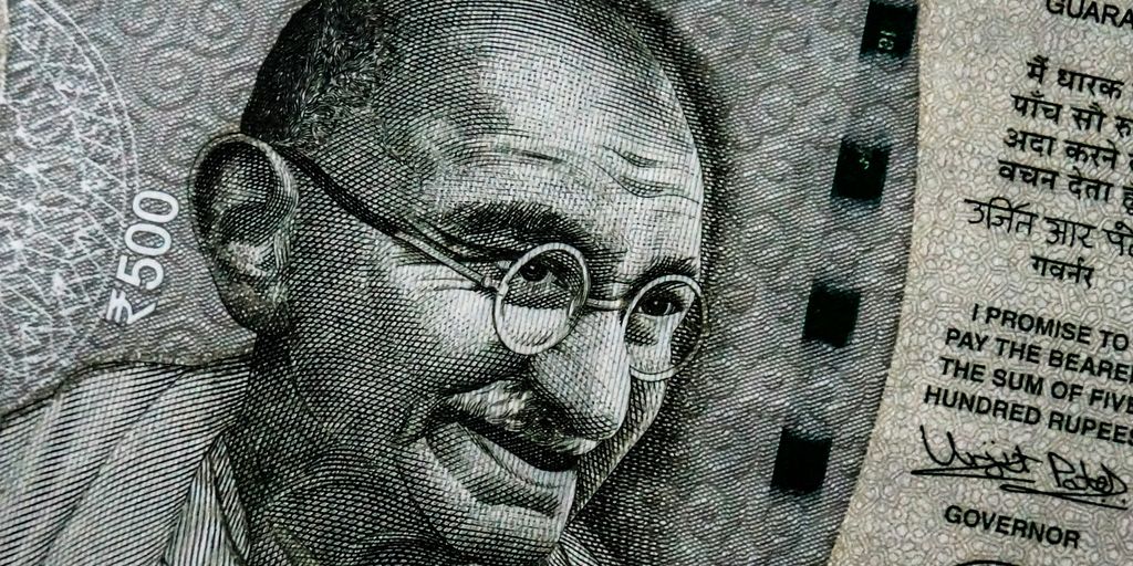 Indian rupee banknote