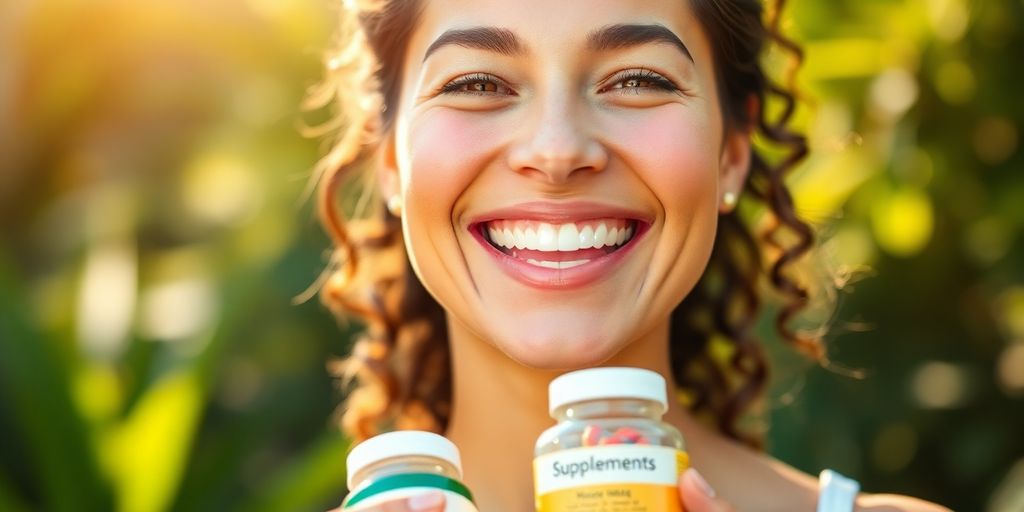 Person feeling energetic and healthy.