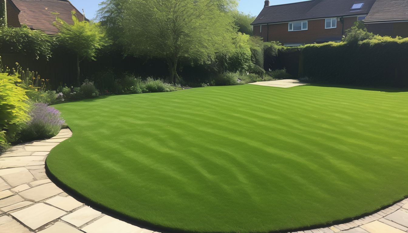 lush green lawn Hertfordshire