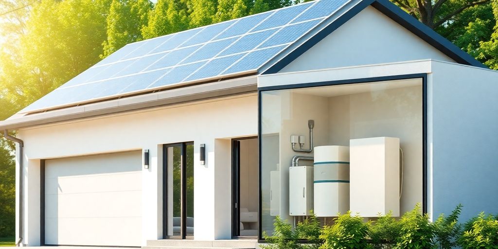 Batterie et panneaux solaires