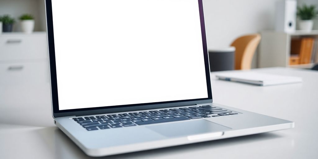 Laptop with a clean cover letter on screen.
