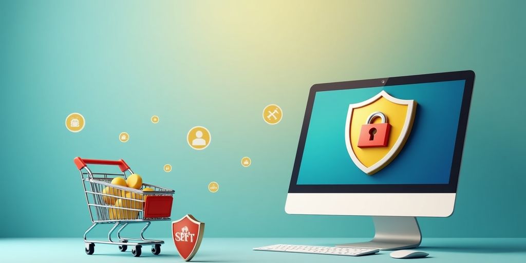 Image d'un environnement de transaction en ligne sécurisé.