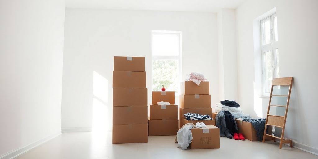 Opgeruimde en ontruimde seniorenwoning