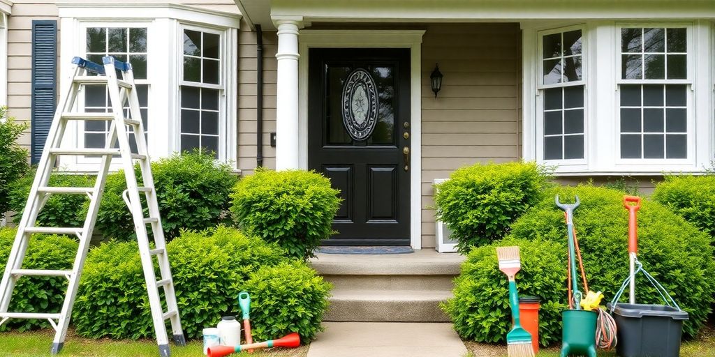 A beautiful home with tools for preventative maintenance.