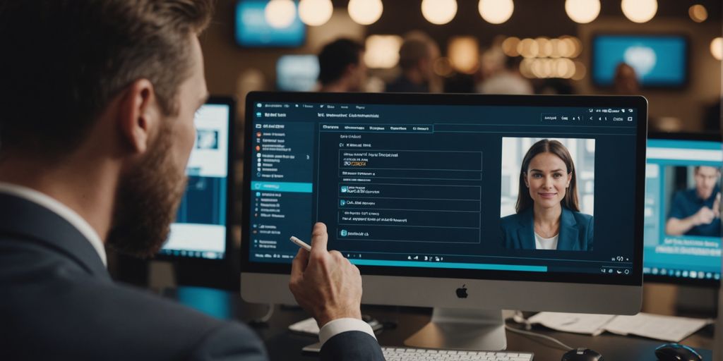 AI analyzing customer behavior for better retention