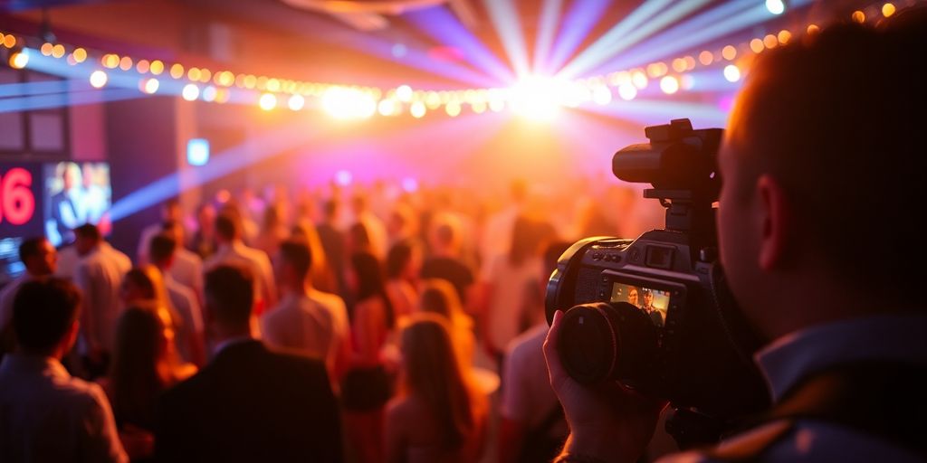 Studio créant des vidéos pour agences événementielles.