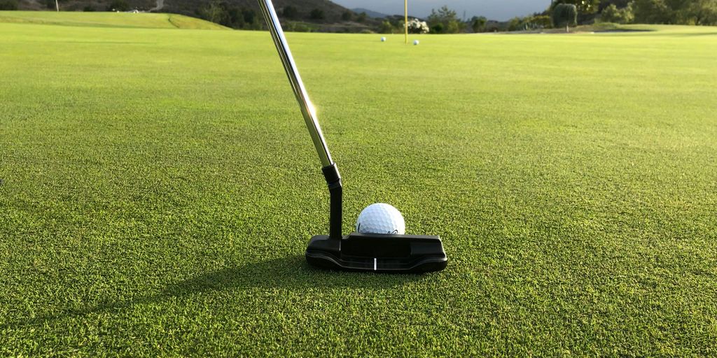 golf ball on golf course