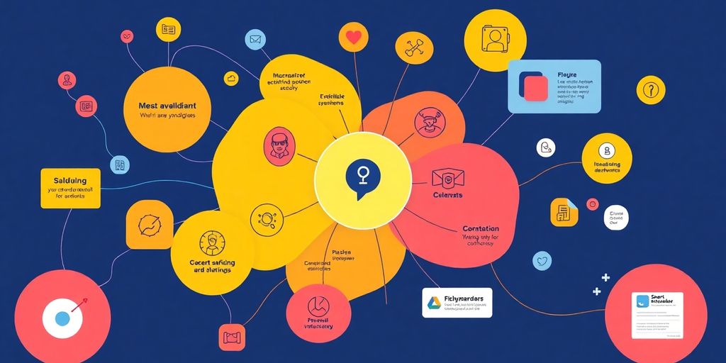 Colorful diagrams of Figma Smart Assistant Plugins for design.