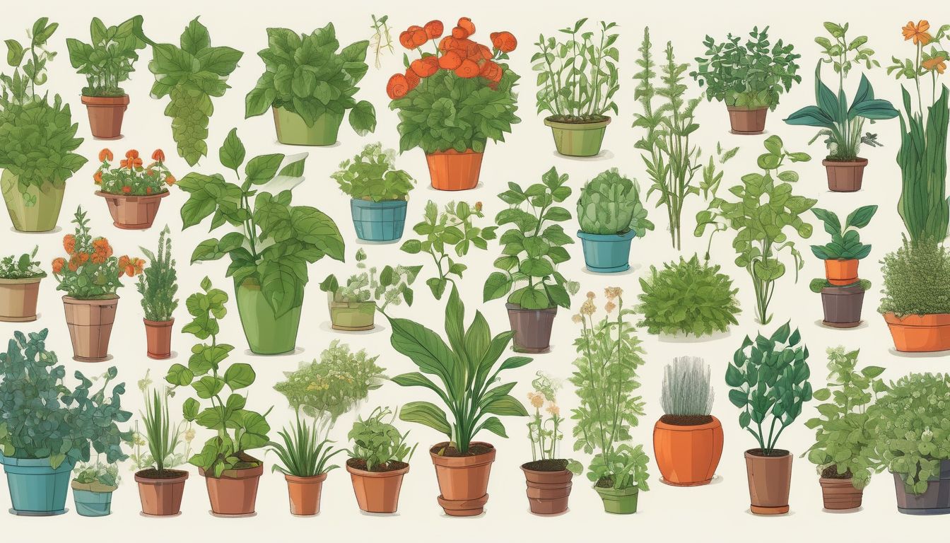 healthy garden plants