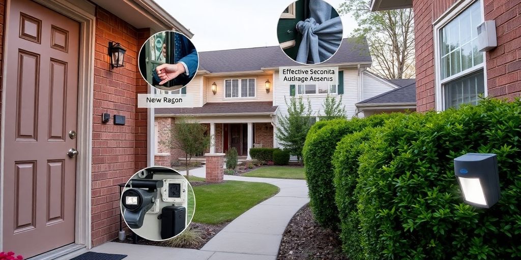 تصویری از روش های امنیت منزل