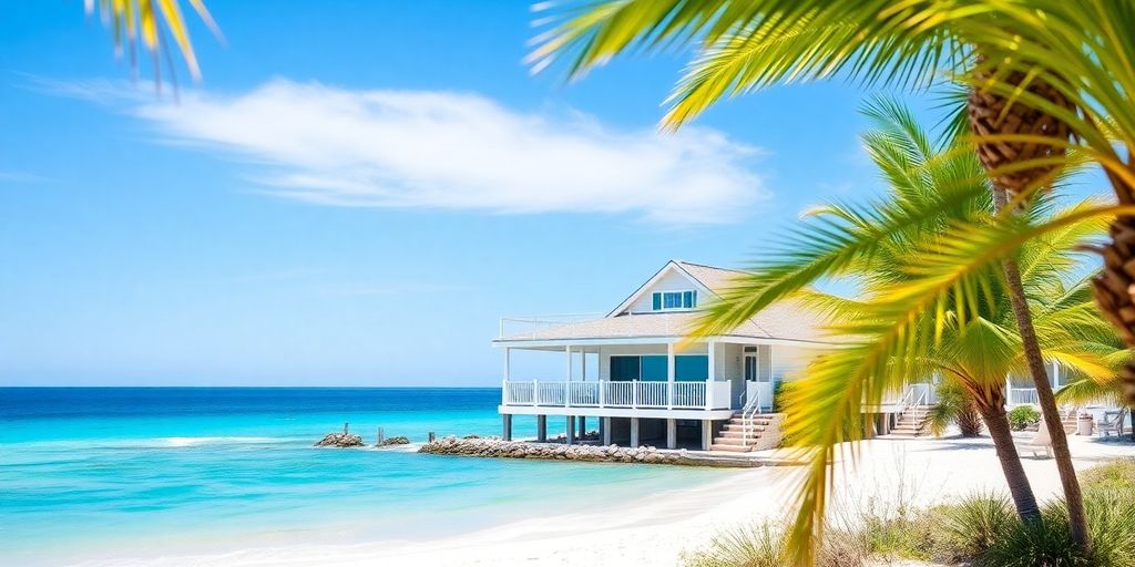 Affordable beach house with ocean view.