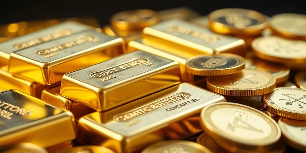 Lingots d'or et pièces d'investissement
