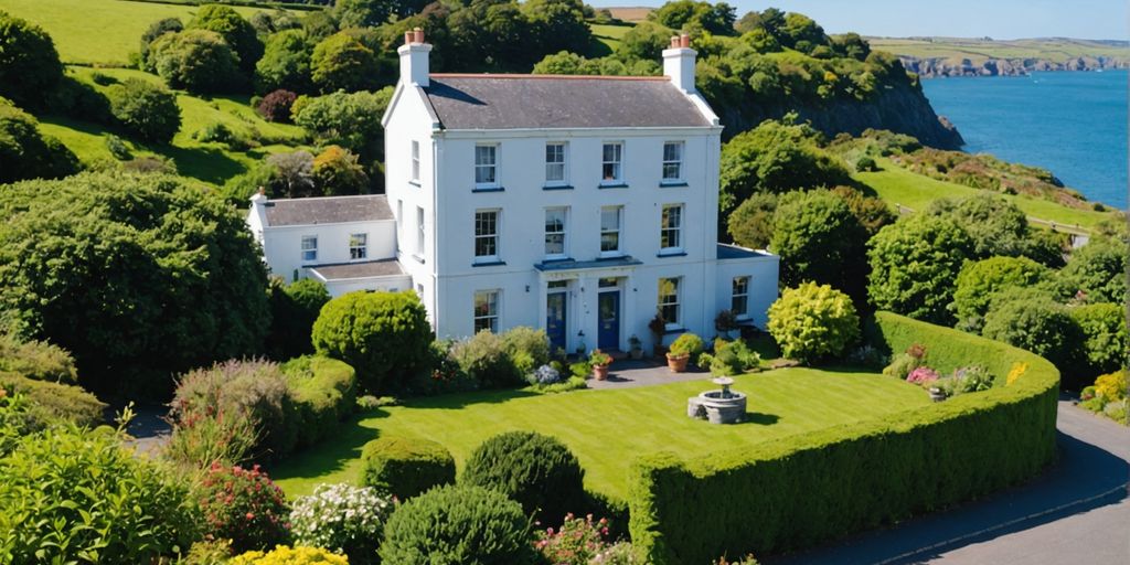 Charming Lighthouse B&B with garden and coastal backdrop