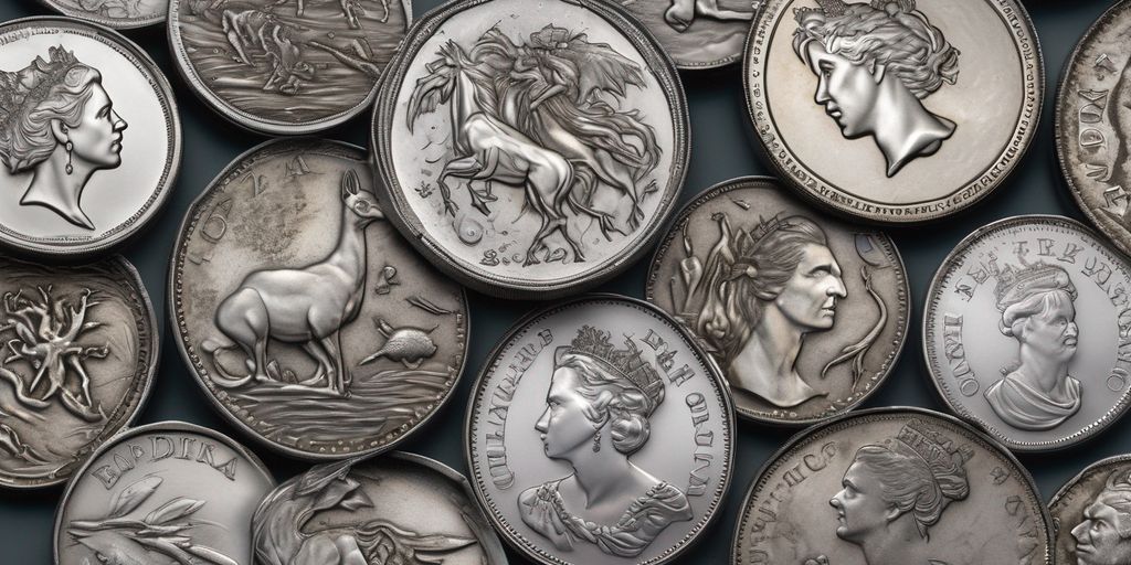 rare silver coins from Oceania
