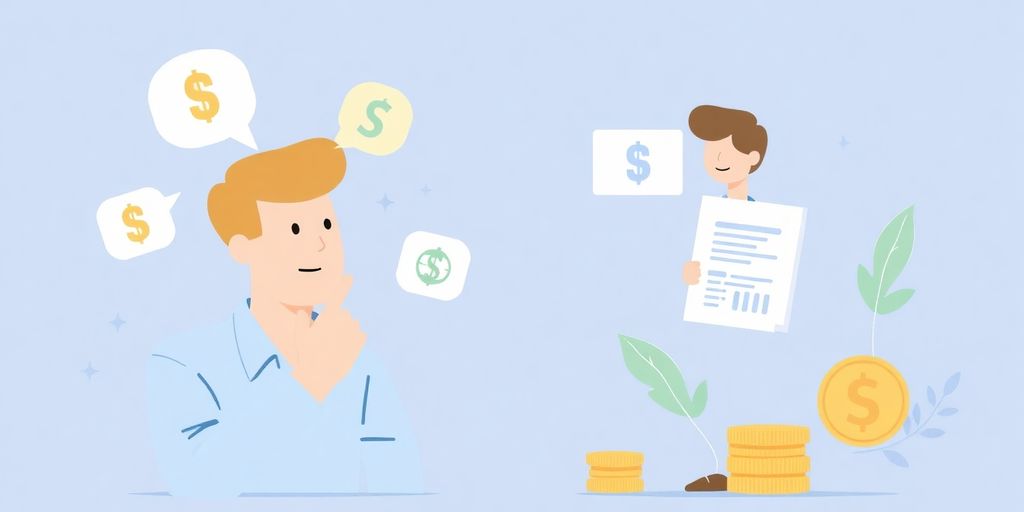 Illustrasjon av økonomiske vanskeligheter