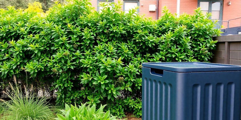 Compostor inteligent pentru apartament, plin cu legume proaspete.
