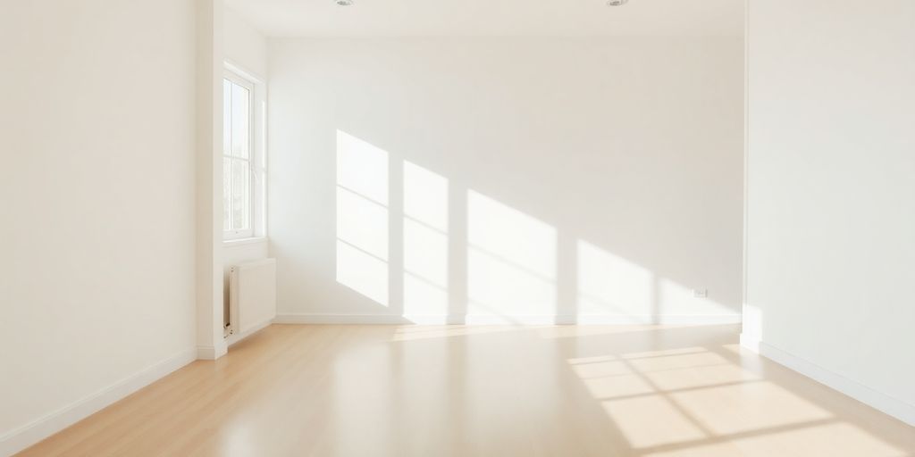 Maison propre après débarras par des professionnels.