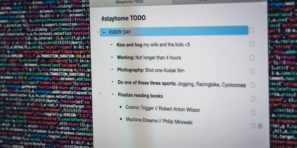 a computer screen with a bunch of words on it