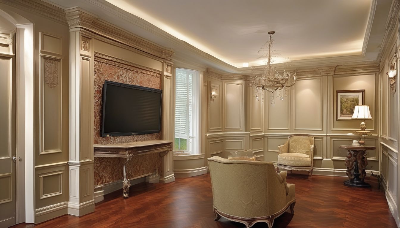 professional wall painting with decorative finishes