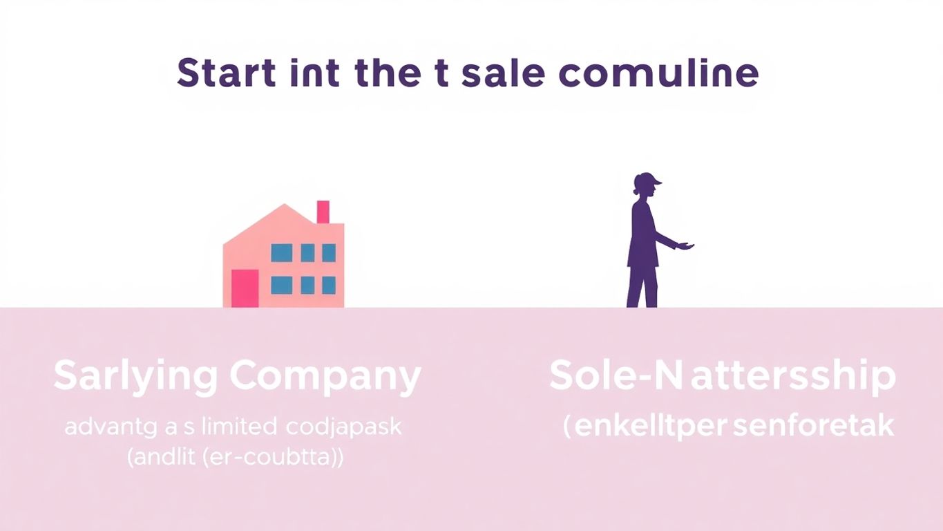 Illustrasjon av AS og enkeltpersonforetak.