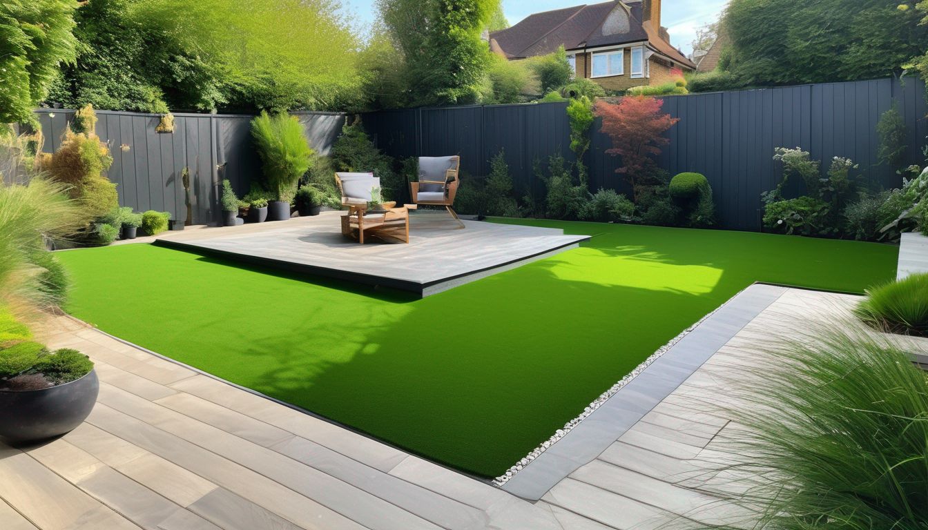 artificial grass maintenance London garden
