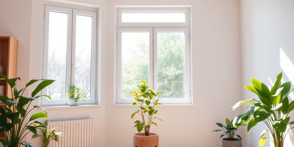 Bright, clean room with no signs of mold.