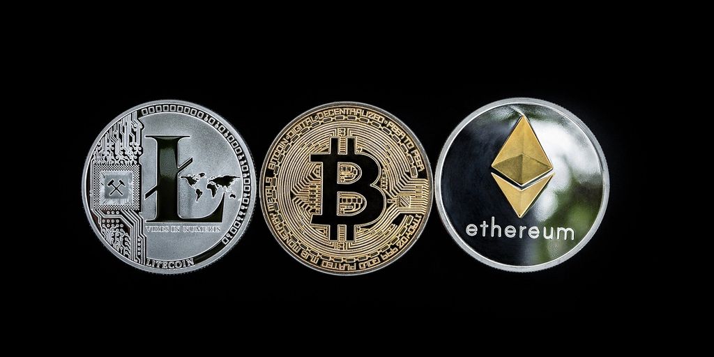 Bitcoin concept after halving, market reactions and investor behavior, digital currency growth, futuristic financial landscape