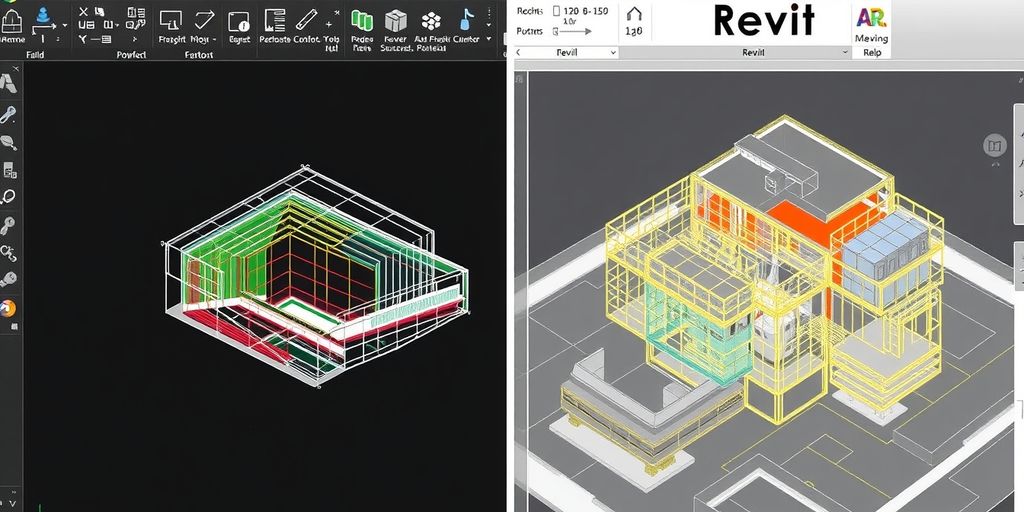 ArchiCAD and Revit interfaces comparison